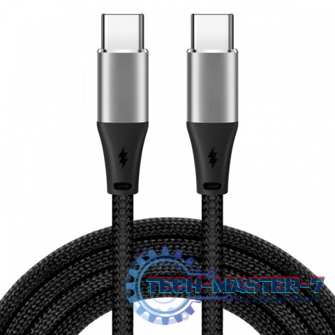 Kabel Typu C IKUTC1B 1M Czarny Kabel Typu C IKUTC1B 1M Czarny