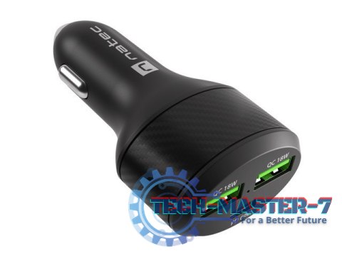 Ładowarka samochodowa Coney 2x USB 1x USB-C QC 3.0 Power Delivery 84W Czarna Ładowarka samochodowa Coney 2x USB 1x USB-C QC 3.0 Power Delivery 84W Czarna