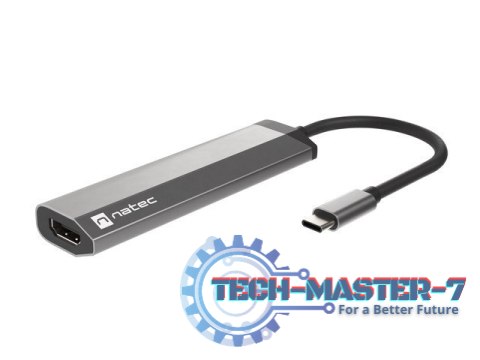 Stacja dokująca Multi Port Fowler Slim USB-C PD, 2x USB 3.0, HDMI 4K Stacja dokująca Multi Port Fowler Slim USB-C PD, 2x USB 3.0, HDMI 4K