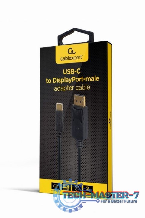 Kabel USB-C do DisplayPort 4K 60Hz 2m Kabel USB-C do DisplayPort 4K 60Hz 2m