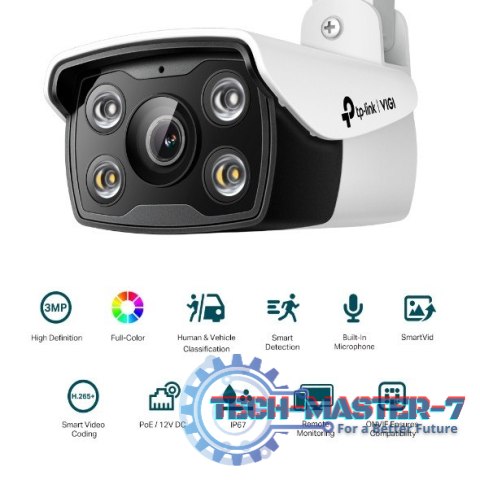 Kamera IP VIGI C330(4mm) 3MP zewnętrzna Kamera IP VIGI C330(4mm) 3MP zewnętrzna