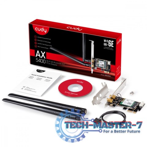 Karta sieciowa WE3000 WiFi AX5400 PCI-E Karta sieciowa WE3000 WiFi AX5400 PCI-E