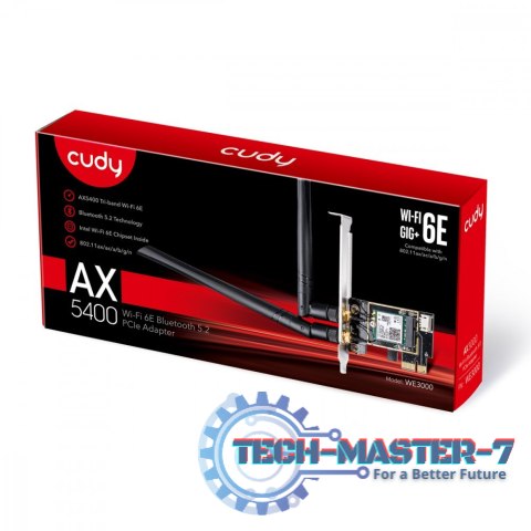 Karta sieciowa WE3000 WiFi AX5400 PCI-E Karta sieciowa WE3000 WiFi AX5400 PCI-E