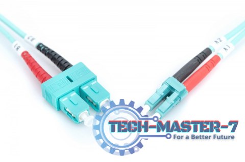 Patchcord światłowodowy FO LC-SC MM 50/125 OM3 duplex LSOH 5m Patchcord światłowodowy FO LC-SC MM 50/125 OM3 duplex LSOH 5m