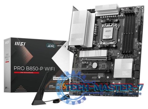 Płyta główna MSI PRO B850-P WiFi AM5 ATX Płyta główna MSI PRO B850-P WiFi AM5 ATX