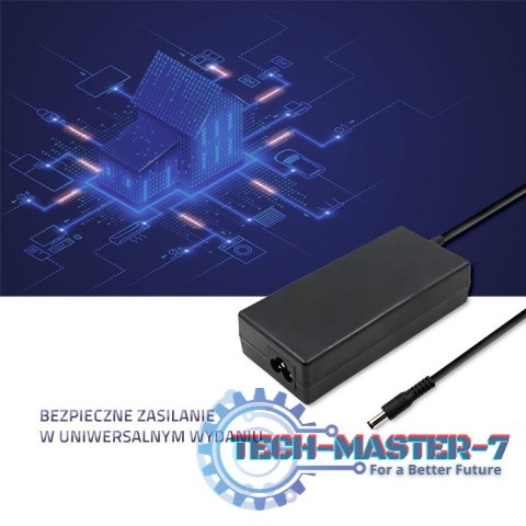 Zasilacz desktopowy 60W | 12V | 5A | 5.5*2.1 + kabel zasilający Zasilacz desktopowy 60W | 12V | 5A | 5.5*2.1 + kabel zasilający