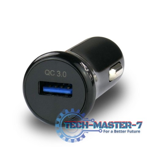 Ładowarka samochodowa CC-10 USB Quick Charger 3.0 18W Ładowarka samochodowa CC-10 USB Quick Charger 3.0 18W