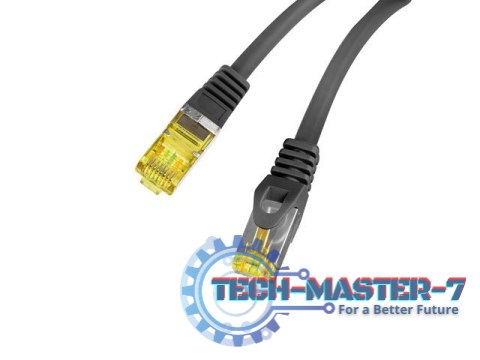 Patchcord kat.6a S/FTP LSZH CU 0.5m fluke passed czarny Patchcord kat.6a S/FTP LSZH CU 0.5m fluke passed czarny