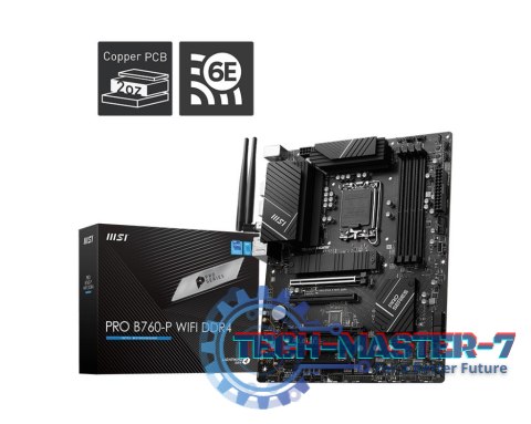 Płyta główna PRO B760-P WIFI DDR4 s1700 4DDR4 DP/HDMI ATX Płyta główna PRO B760-P WIFI DDR4 s1700 4DDR4 DP/HDMI ATX