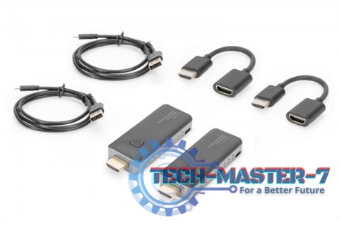 Przedłużacz/Extender HDMI bezprzewodowy 50m 1080p 60Hz FHD 5GHz, audio (zestaw) Przedłużacz/Extender HDMI bezprzewodowy 50m 1080p 60Hz FHD 5GHz, audio (zestaw)