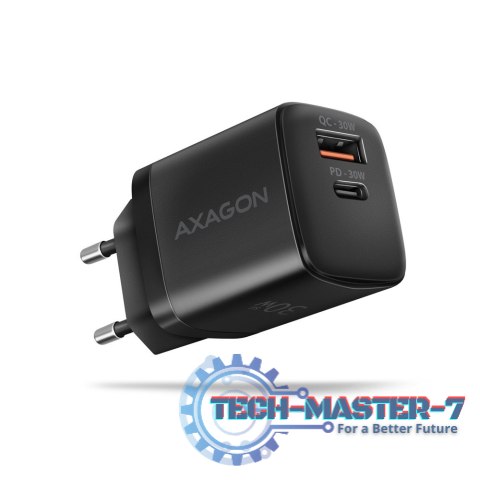 ACU-PQ30 Ładowarka sieciowa, PD & QC 30W, QC3.0,4.0/AFC/FCP/PPS/Apple, Czarna ACU-PQ30 Ładowarka sieciowa, PD & QC 30W, QC3.0,4.0/AFC/FCP/PPS/Apple, Czarna