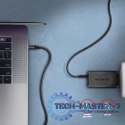 BUCM3-CM30AB Kabel USB-C - USB-C, 3.0m, PD 60W, 3A, ALU, oplot, czarny
