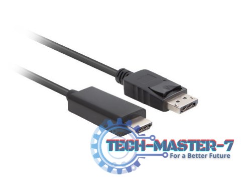 Kabel DisplayPort (M) V1.1 -> HDMI (M) 3m czarny Kabel DisplayPort (M) V1.1 -> HDMI (M) 3m czarny