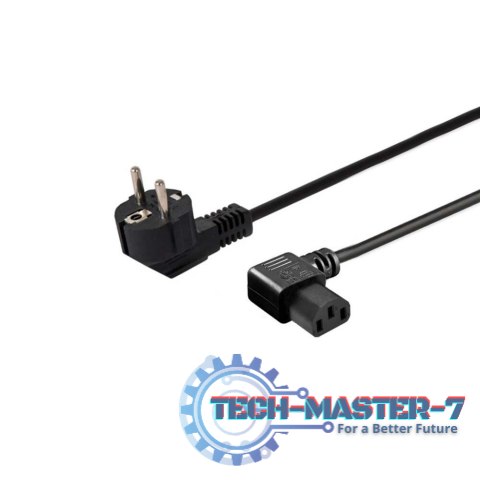 Kabel zasilający Schuko (M) kątowy - IEC C13, kątowy 1,8 CL-116 Kabel zasilający Schuko (M) kątowy - IEC C13, kątowy 1,8 CL-116