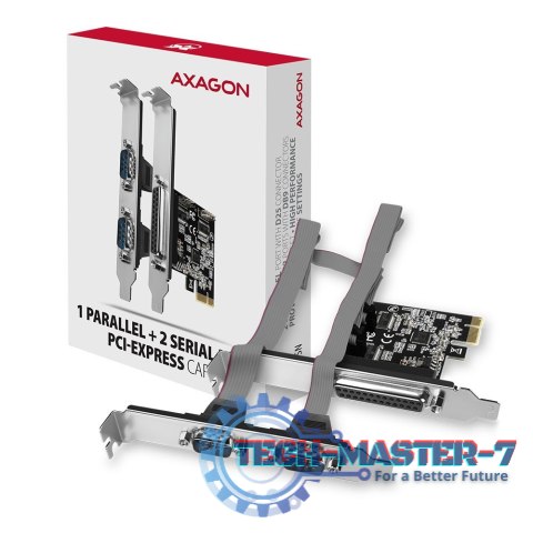 PCEA-PSN Kontroler PCIe 1x port równoległy LPT + 2x port szeregowy RS232 250 kbps, w zestawie SP & LP PCEA-PSN Kontroler PCIe 1x port równoległy LPT + 2x port szeregowy RS232 250 kbps, w zestawie SP & LP