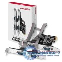 PCEA-S4N Kontroler PCIe 4x port szeregowy RS232 250 kbps, w zestawie SP & LP