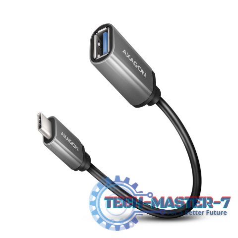 RUCM-AFAC Kabel adapter USB 3.2 Gen 1 Type-C samiec -> Type-A żeńska, 0,2m, 3A, ALU RUCM-AFAC Kabel adapter USB 3.2 Gen 1 Type-C samiec -> Type-A żeńska, 0,2m, 3A, ALU