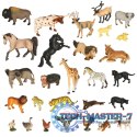 Figurki zwierząt zwierzęta zoo safari farma akcesoria skrzynka 28el. Figurki zwierząt zwierzęta zoo safari farma akcesoria skrzynka 28el.