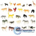 Figurki zwierząt zwierzęta zoo safari farma akcesoria skrzynka 59 el. Figurki zwierząt zwierzęta zoo safari farma akcesoria skrzynka 59 el.