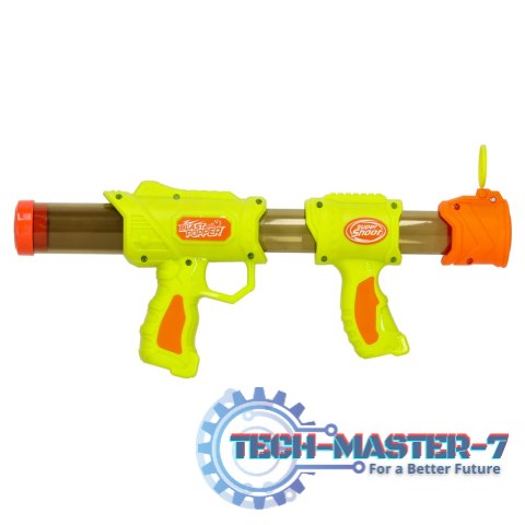 Pistolet na kulki karabin na piankowe naboje solidny dla dzieci gra 2w1 zielony Pistolet na kulki karabin na piankowe naboje solidny dla dzieci gra 2w1 zielony