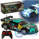 Samochód RC sportowy niebiesko zielony Samochód RC sportowy niebiesko zielony