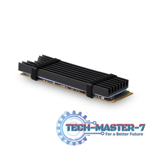 CLR-M2L6 Chłodnica aluminiowa pasywna do dysku M.2 SSD, ALU korpus silikonowe podkładki termiczne, wysokość 6mm CLR-M2L6 Chłodnica aluminiowa pasywna do dysku M.2 SSD, ALU korpus silikonowe podkładki termiczne, wysokość 6mm