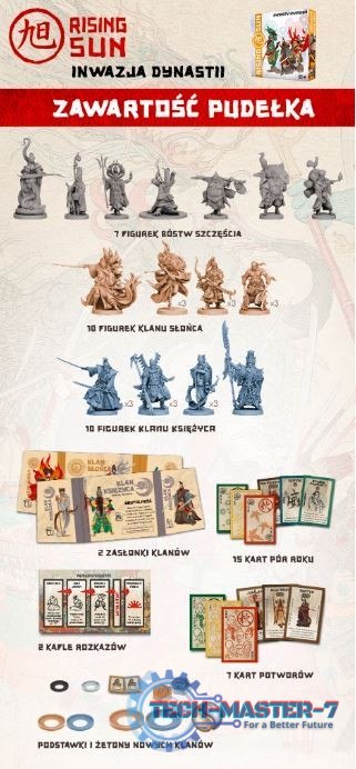 Dodatek do gry Rising Sun: Inwazja Dynastii Dodatek do gry Rising Sun: Inwazja Dynastii