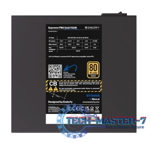 Zasilacz Supremo FM5 Gold 750W Zasilacz Supremo FM5 Gold 750W