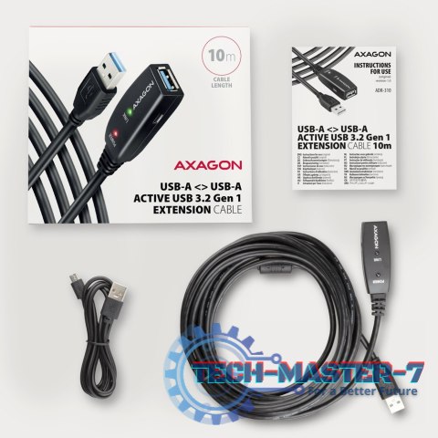 ADR-310 USB 3.0 A-M -> A-F aktywny kabel przedłużacz/wzmacniacz 10m ADR-310 USB 3.0 A-M -> A-F aktywny kabel przedłużacz/wzmacniacz 10m