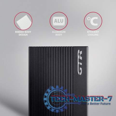 EE25-GTR Obudowa zewnętrzna aluminiowa USB3.2 Gen 2 - SATA 6G 2.5" SSD/HDD EE25-GTR Obudowa zewnętrzna aluminiowa USB3.2 Gen 2 - SATA 6G 2.5" SSD/HDD