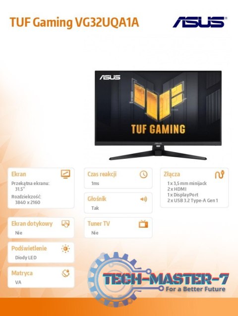 Monitor 32 cale VG32UQA1A Monitor 32 cale VG32UQA1A