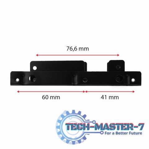 RHD-225 Ramka metalowa do montażu 2 x 2.5" w pozycji 3.5" Czarna RHD-225 Ramka metalowa do montażu 2 x 2.5" w pozycji 3.5" Czarna