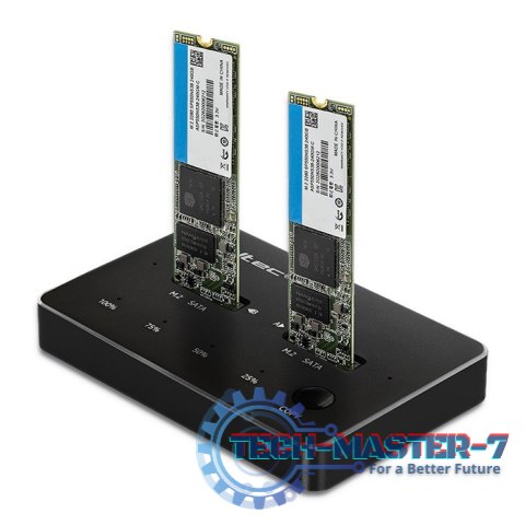 Stacja dokujca dysków 2x SSD M.2 SATA | NGFF | USB typ C Stacja dokujca dysków 2x SSD M.2 SATA | NGFF | USB typ C