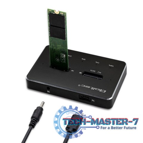 Stacja dokujca dysków 2x SSD M.2 SATA | NGFF | USB typ C Stacja dokujca dysków 2x SSD M.2 SATA | NGFF | USB typ C