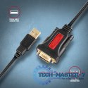 ADS-1PSN Adapter USB 2.0 > RS-232 Port szeregowy, 1.5m kabel, chip Prolific