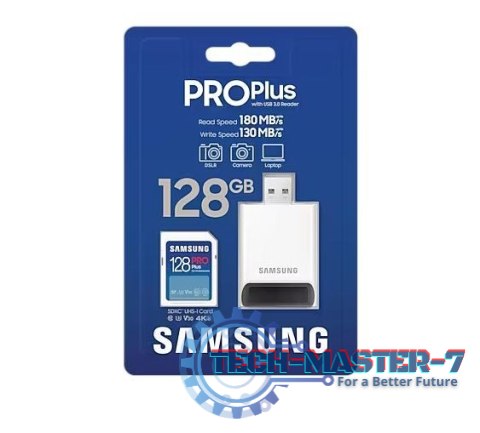 Karta pamięci SD PRO Plus MB-SD128SB/WW 128GB + czytnik Karta pamięci SD PRO Plus MB-SD128SB/WW 128GB + czytnik