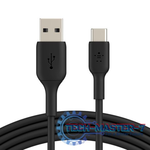 Kabel BoostCharge USB-A/USB-C 2m czarny Kabel BoostCharge USB-A/USB-C 2m czarny