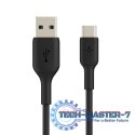 Kabel BoostCharge USB-A/USB-C 2m czarny Kabel BoostCharge USB-A/USB-C 2m czarny