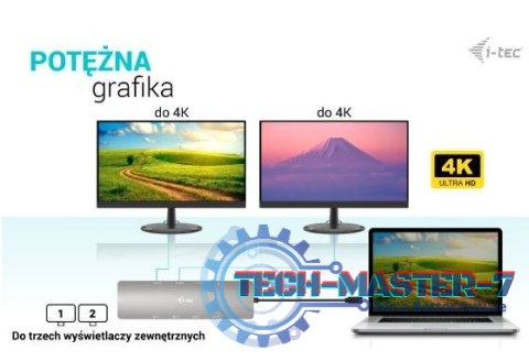Stacja dokująca USB-C Metal Nano 2x HDMI Display + Power Delivery 100W Stacja dokująca USB-C Metal Nano 2x HDMI Display + Power Delivery 100W