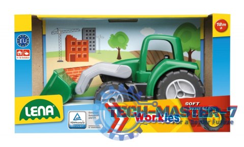 Traktor z łyżką w pudełku Workies Traktor z łyżką w pudełku Workies