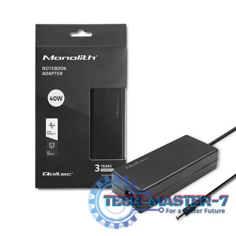 Zasilacz 40W | 12V | 3.33A | 5.5*2.1 | + kabel zasilający Zasilacz 40W | 12V | 3.33A | 5.5*2.1 | + kabel zasilający