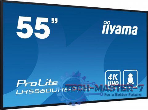 Monitor wielkoformatowy 55 cale LH5560UHS-B1AG matowy 24h/7 500(cd/m2) VA 3840 x 2160 UHD(4K) Android.11 Wifi CMS(iiSignage2) Monitor wielkoformatowy 55 cale LH5560UHS-B1AG matowy 24h/7 500(cd/m2) VA 3840 x 2160 UHD(4K) Android.11 Wifi CMS(iiSignage2)