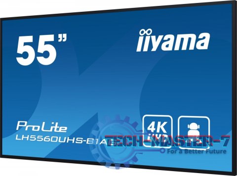 Monitor wielkoformatowy 55 cale LH5560UHS-B1AG matowy 24h/7 500(cd/m2) VA 3840 x 2160 UHD(4K) Android.11 Wifi CMS(iiSignage2) Monitor wielkoformatowy 55 cale LH5560UHS-B1AG matowy 24h/7 500(cd/m2) VA 3840 x 2160 UHD(4K) Android.11 Wifi CMS(iiSignage2)