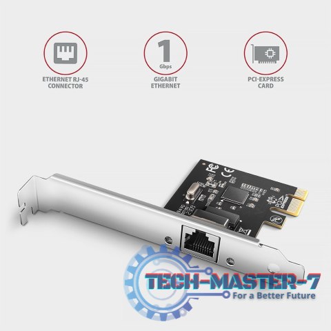 PCEE-GRL Karta sieciowa PCIe 1x Gigabit Ethernet port RJ-45, chipset Realtek 8111L w. SP & LP PCEE-GRL Karta sieciowa PCIe 1x Gigabit Ethernet port RJ-45, chipset Realtek 8111L w. SP & LP