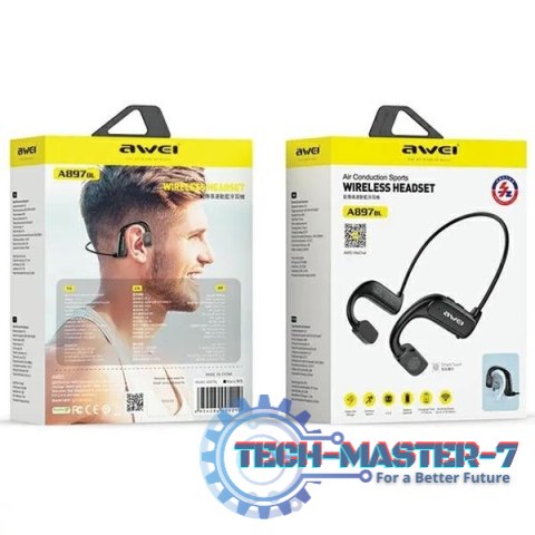 Słuchawki Bluetooth A897BL przewodnictwo powietrzne Słuchawki Bluetooth A897BL przewodnictwo powietrzne