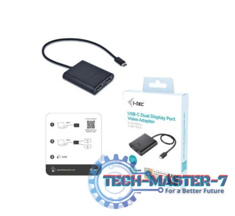 Stacja dokująca USB-C Dual 4K/60Hz (single 8K/30Hz) DP Video Adapter Stacja dokująca USB-C Dual 4K/60Hz (single 8K/30Hz) DP Video Adapter