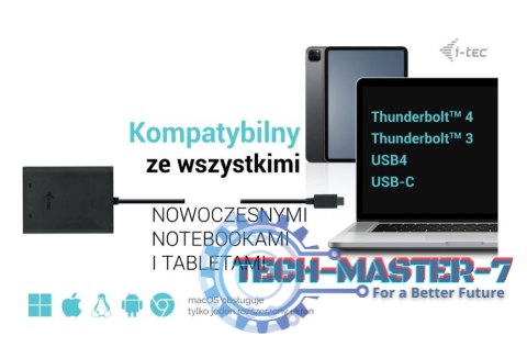 Stacja dokująca USB-C Dual 4K/60Hz (single 8K/30Hz) DP Video Adapter Stacja dokująca USB-C Dual 4K/60Hz (single 8K/30Hz) DP Video Adapter