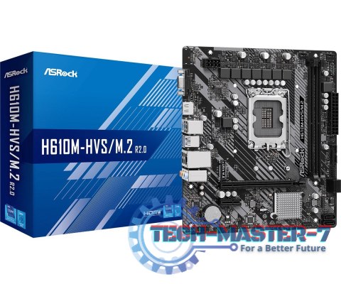 Płyta główna H610M-HVS/M.2 R2.0 s1700 2DDR4 D-Sub/HDMI mATX Płyta główna H610M-HVS/M.2 R2.0 s1700 2DDR4 D-Sub/HDMI mATX