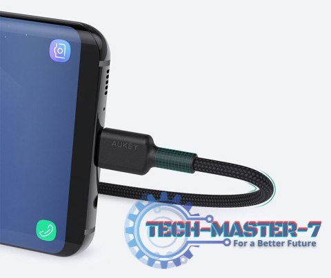 CB-CD30 nylonowy kabel USB C - USB A | 0.9m | 3A | 60W PD | 20V CB-CD30 nylonowy kabel USB C - USB A | 0.9m | 3A | 60W PD | 20V