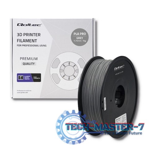 Profesjonalny filament do druku 3D | PLA PRO | 1kg | 1.75mm | Szary Profesjonalny filament do druku 3D | PLA PRO | 1kg | 1.75mm | Szary